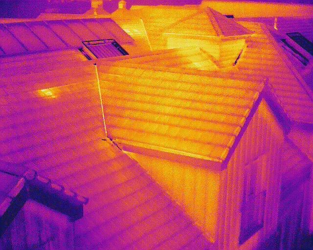 Thermal Imaging Roof Survey Image Fareham